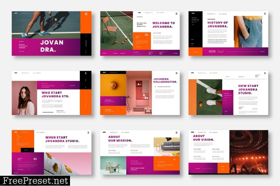 Jovandra – Business PowerPoint Template CBEESFN