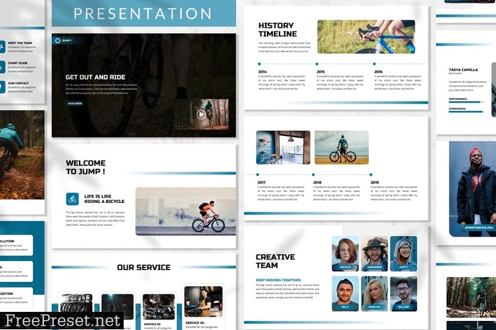 Jump! - Sports Prensetation Template TJRUAFA