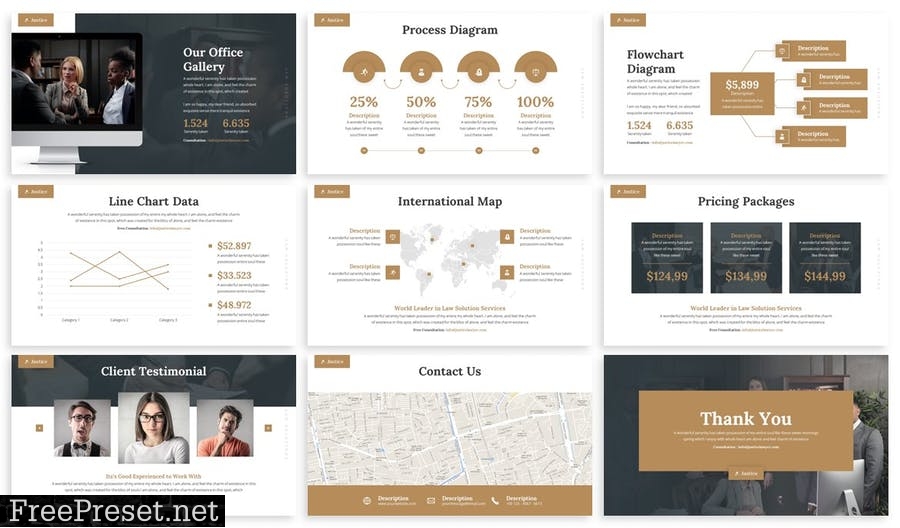 Justice - Law Firm Powerpoint Template LLNGNPA