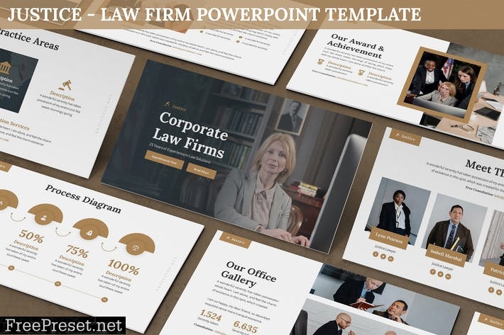 Justice - Law Firm Powerpoint Template LLNGNPA