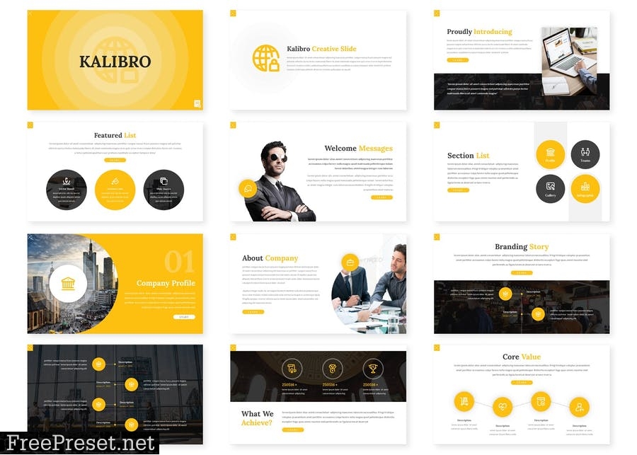 Kalibro - Presentation Template TD3HURV