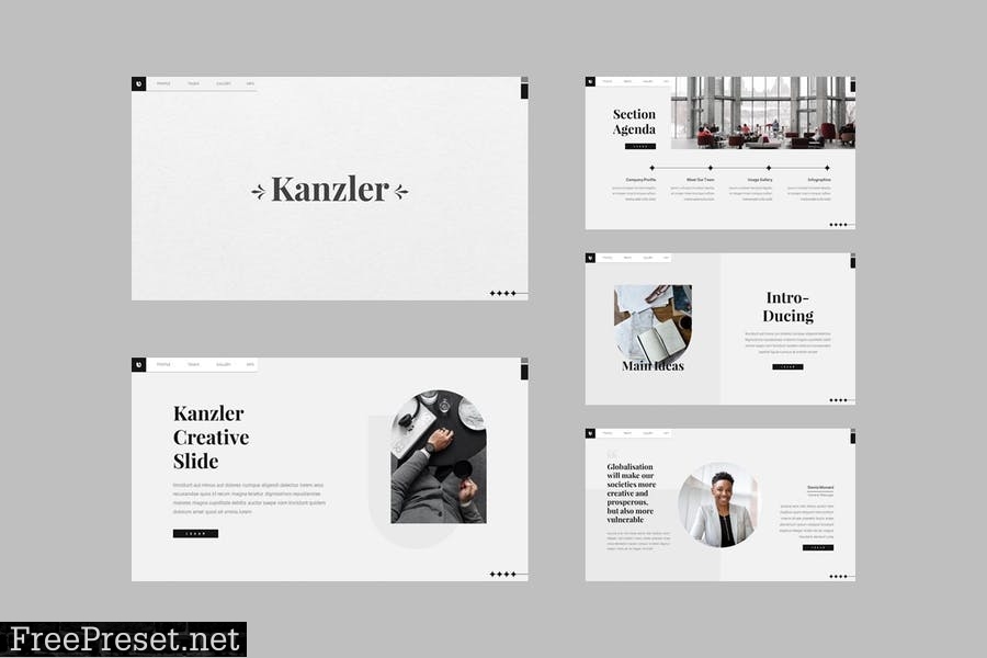 Kanzler - Presentation Template PZ6RZDN