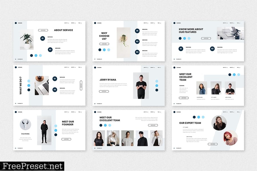 Karama - Creative PowerPoint Template KUW3XTL