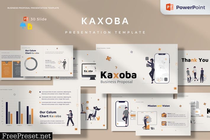 Kaxoba Powerpoint Business Proposal Presentation 99GSV2J