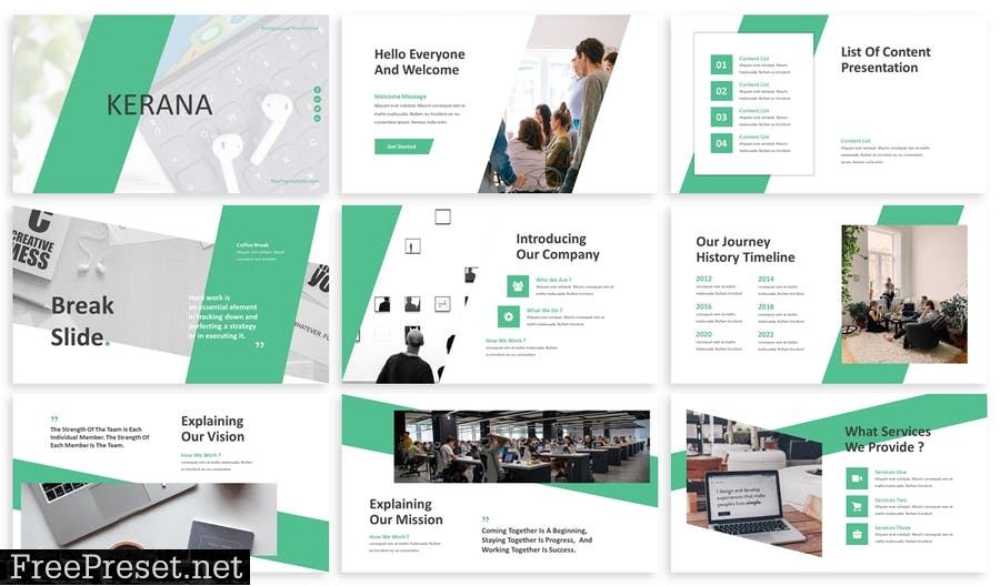 Kerana - Business Powerpoint Template LZT5RK2