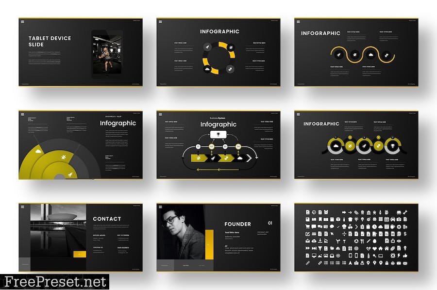 Keysa – Business PowerPoint Template WAZAWMF