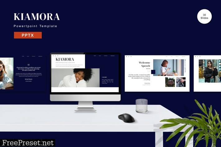 Kiamora - Powerpoint Template 3M9GHNL