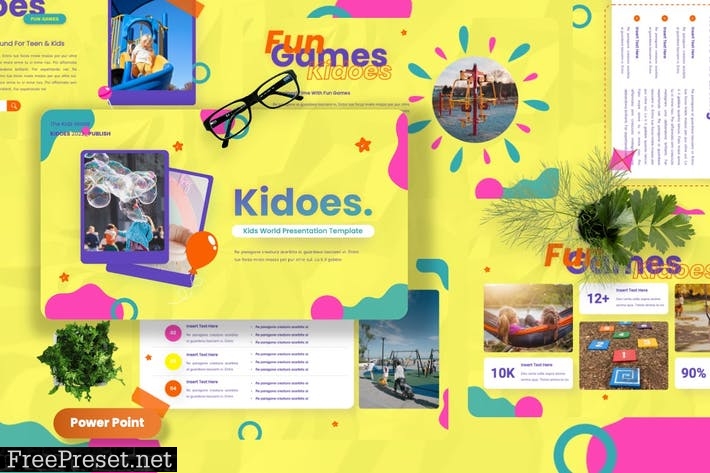 Kidoes - Kids World Powerpoint Templates NFE5DAH