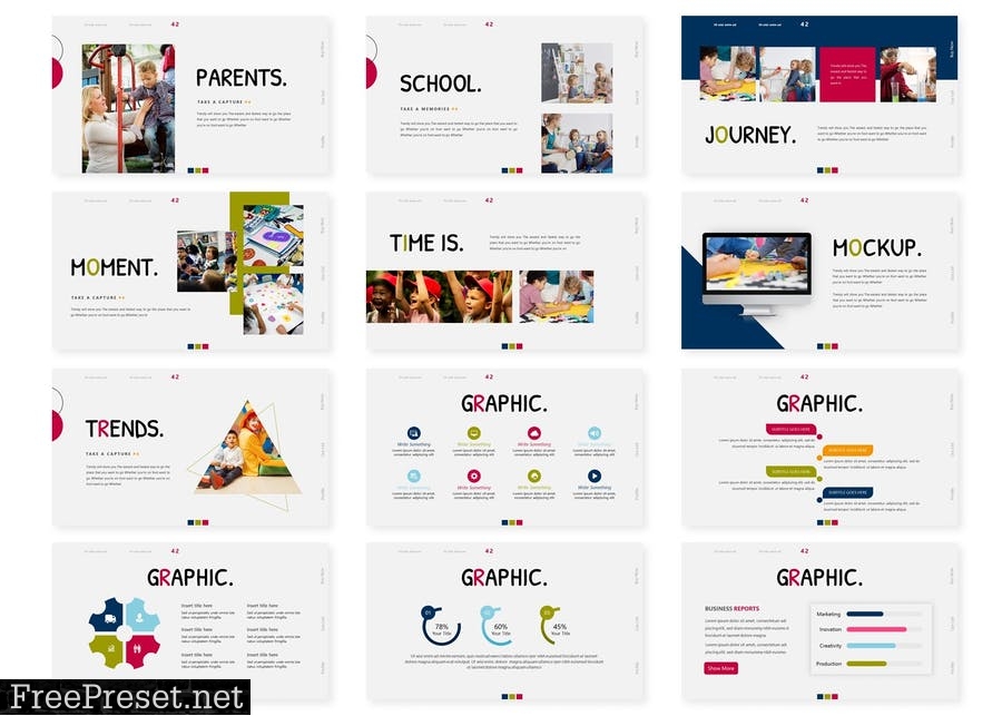 Kidzones - Presentation Template BW5P5VU