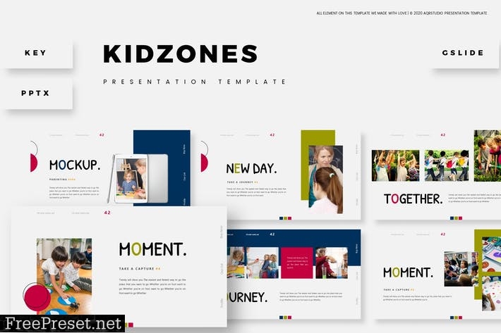 Kidzones - Presentation Template BW5P5VU