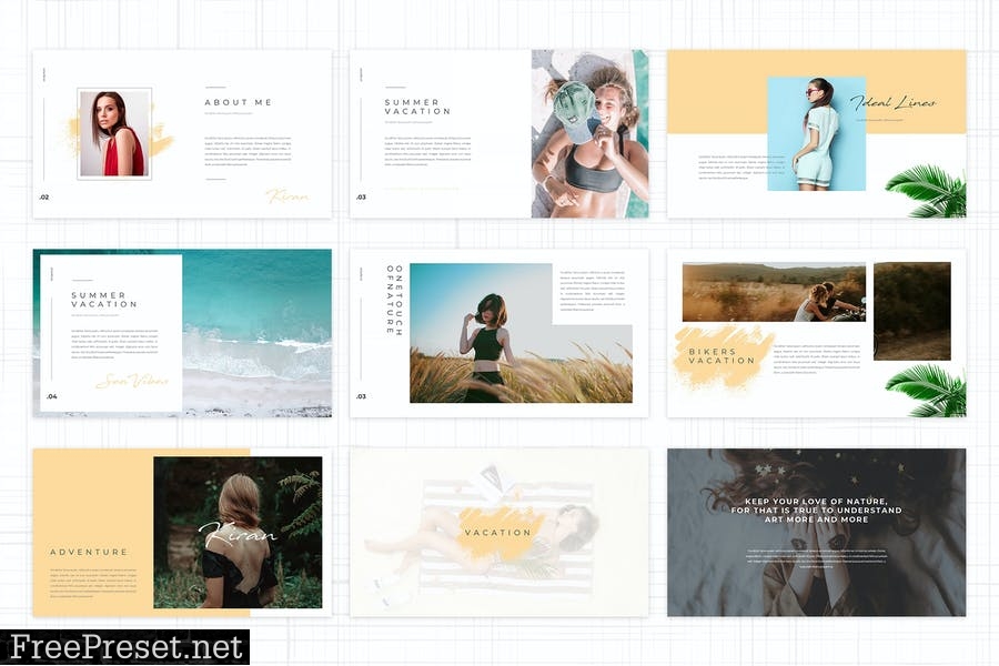 Kiran - Powerpoint Template 5977JB