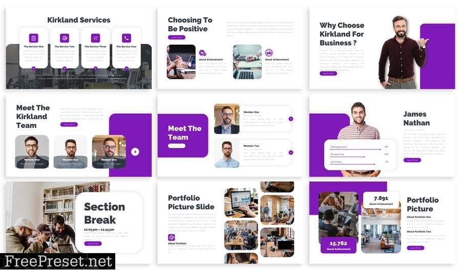 Kirkland - Business Template Prensentation MSCJXL7