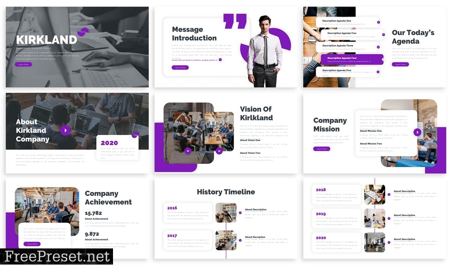 Kirkland - Business Template Prensentation MSCJXL7