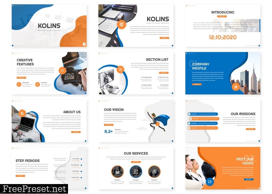 Kolins - Presentation Template 7CNNG6T