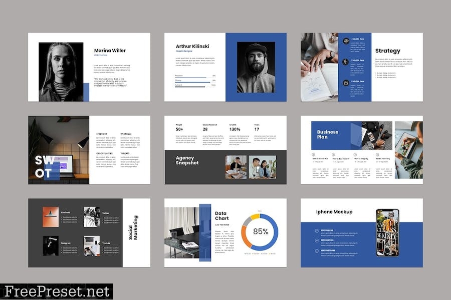 Kollabo Business Google Slides Template WYXHL84