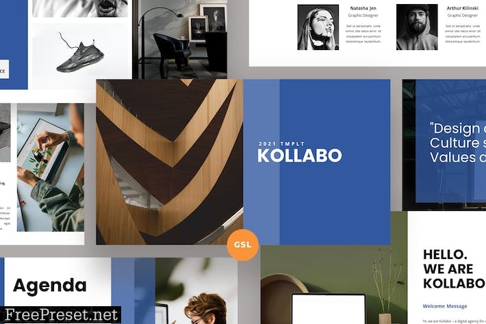 Kollabo Business Google Slides Template WYXHL84