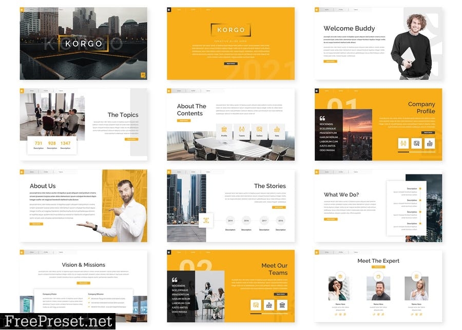 Korgo - Presentation Template 547FCLV