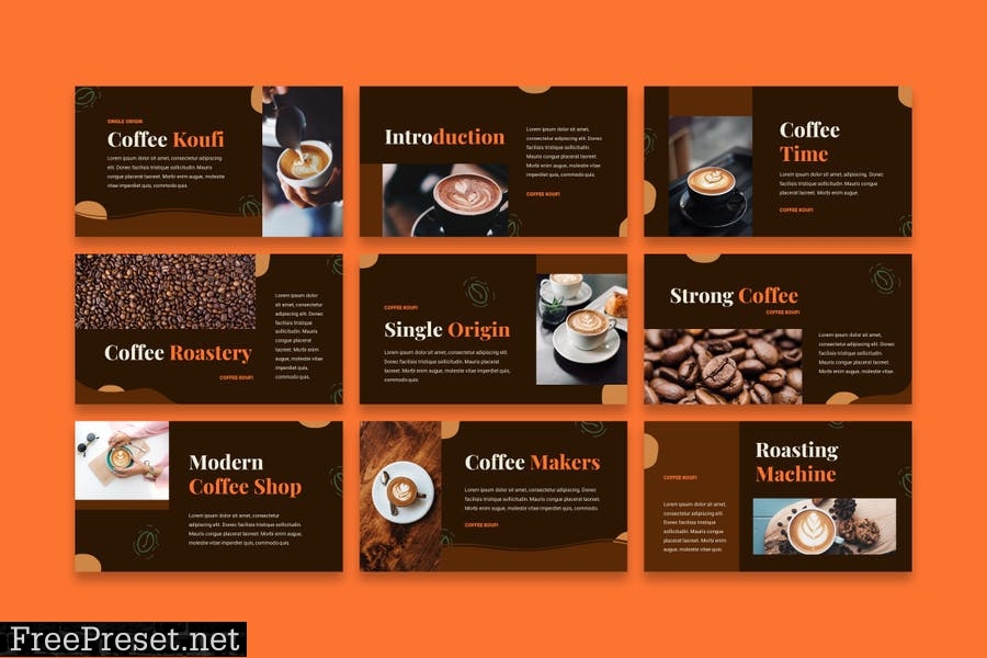 KOUFI - Coffee Presentation Template