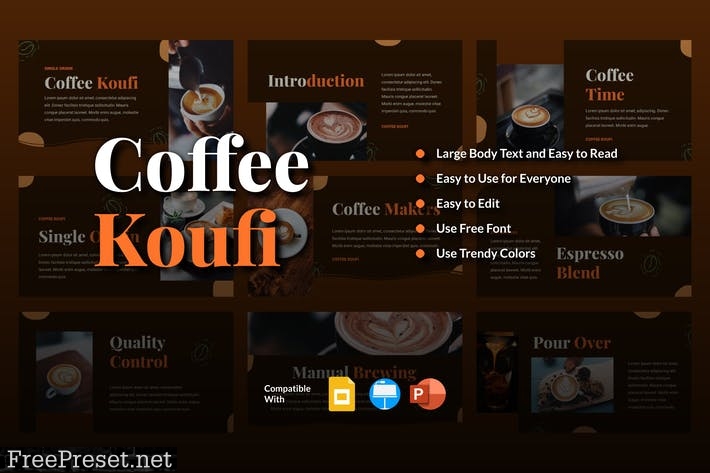 KOUFI - Coffee Presentation Template