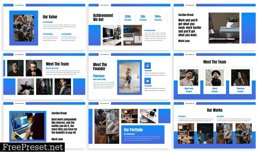 Krantasion - Business Powerpoint Template GCG4QS7