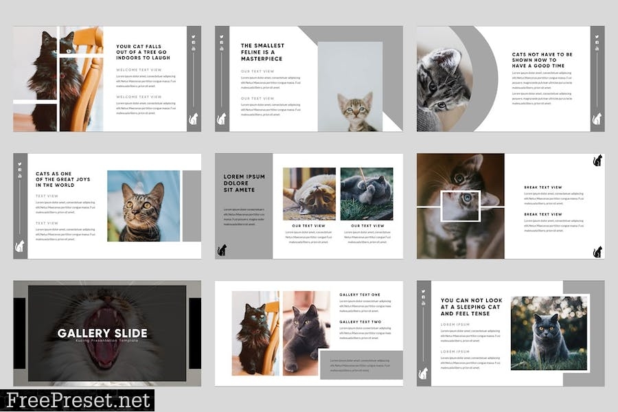 Kucing - Pet Shop Powerpoint Template LFRW3WV