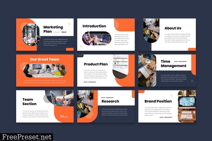 KULAX - Marketing Plan Presentation Template CPRYUTK