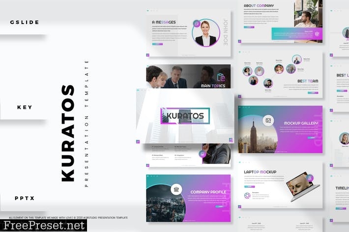 Kuratos - Presentation Template XEQSTNC