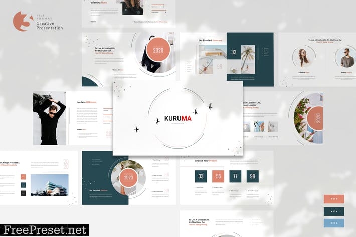 Kuruma - Creative Presentation Template KYHYMXD