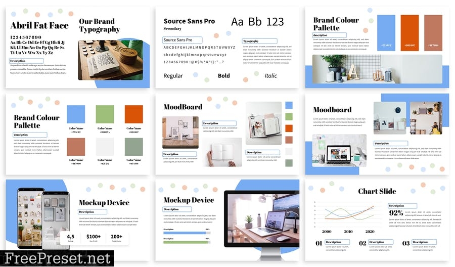 Lagata - Creative Brandbook Powerpoint Template 6GLYU2T