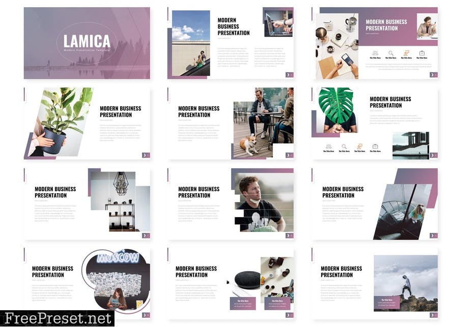 Lamica - Presentation Template J4K6S52