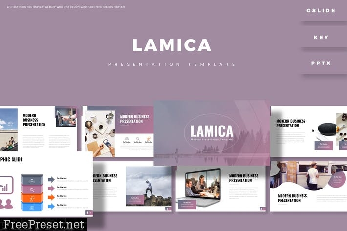 Lamica - Presentation Template J4K6S52