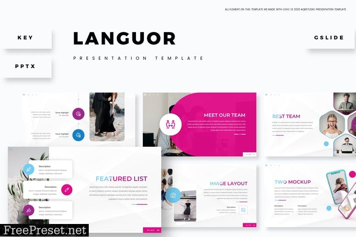 Languor - Presentation Template K45PBEU