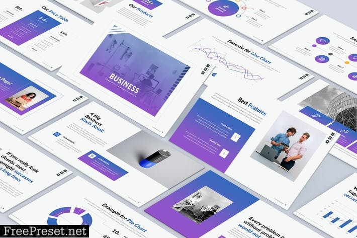 Lavender PowerPoint Template K8DDZD2