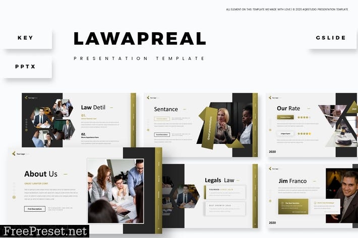 Lawapreal - Presentation Template QVGLCPD