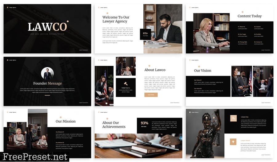 Lawco - Powerpoint Presentation Template FX9PGTZ