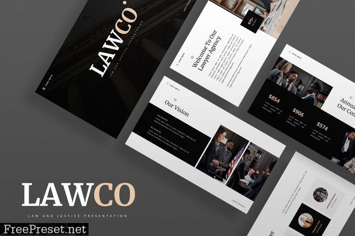 Lawco - Powerpoint Presentation Template FX9PGTZ