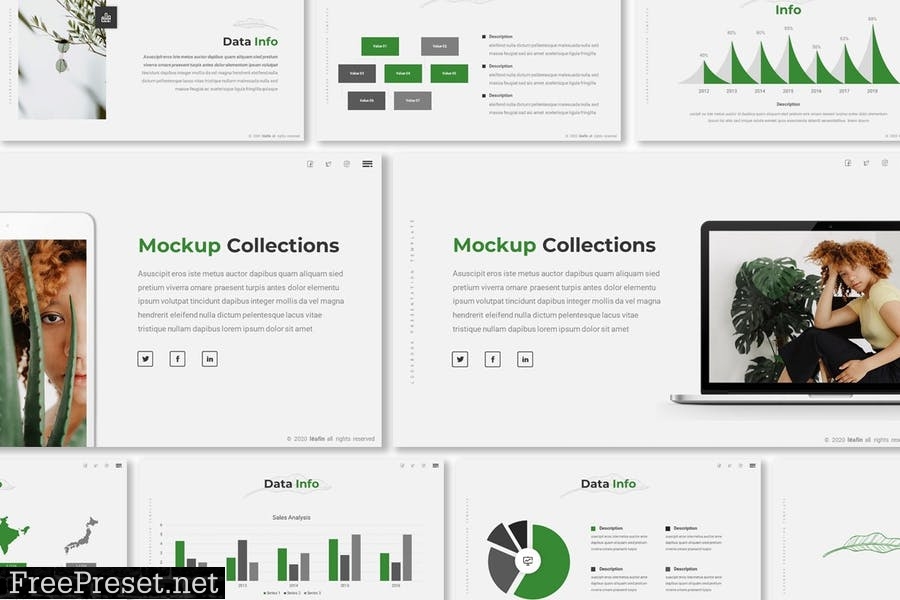 Leafin Presentation Template FJAUBFR