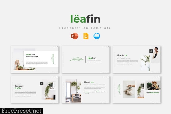 Leafin Presentation Template FJAUBFR