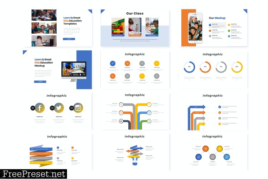 Learn - Powerpoint Template VJVXSZM