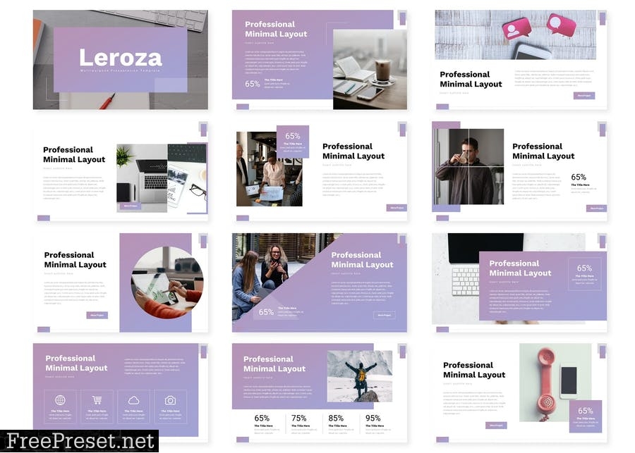 Leroza - Presentation Template 3FXS6DW