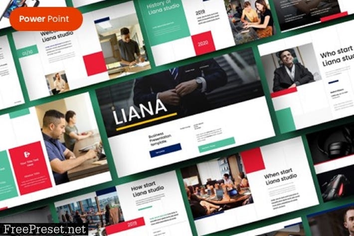 Liana – Business PowerPoint Template QSQHHQJ