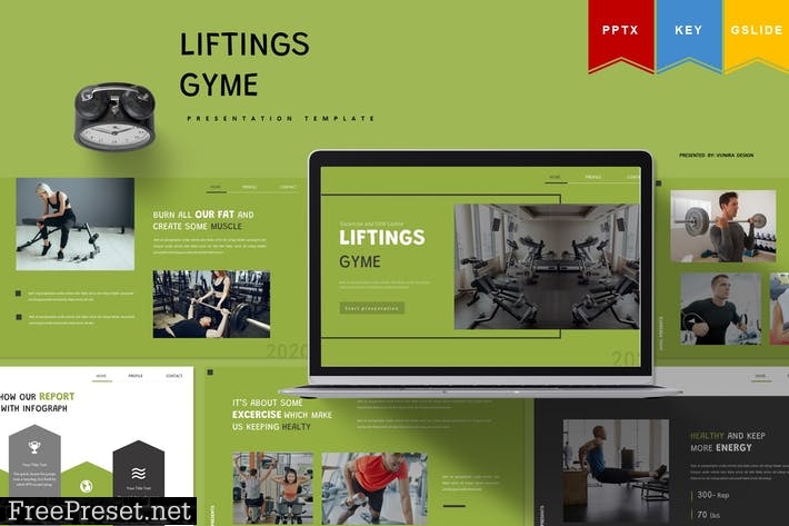 Liftings Gyme | Presentation Template 5JRF4XM