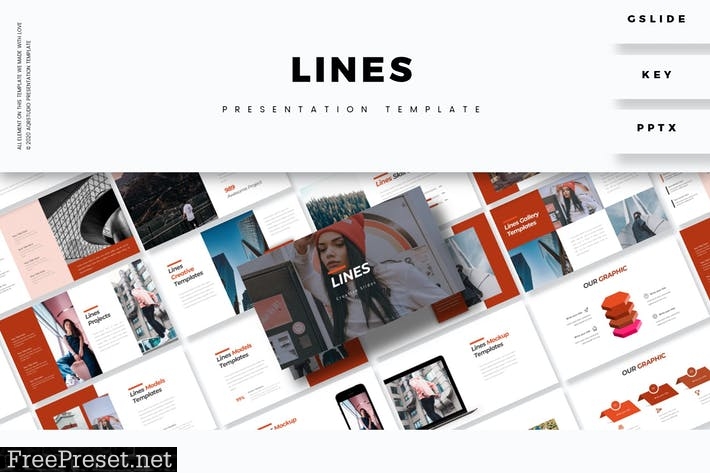 Lines - Presentation Template BQXEKT3