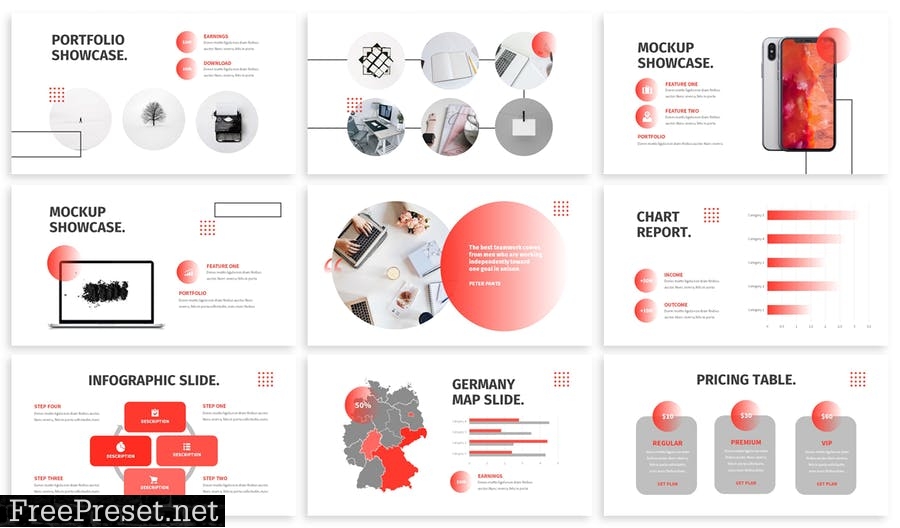 Lings - Business Powerpoint Template X83PGRK