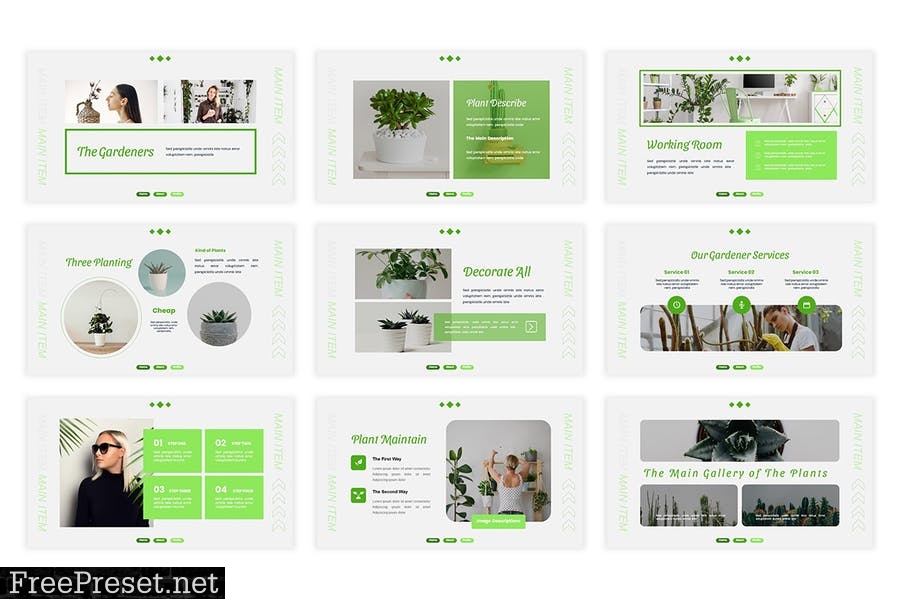 Living Green Presentation Template DPR6END