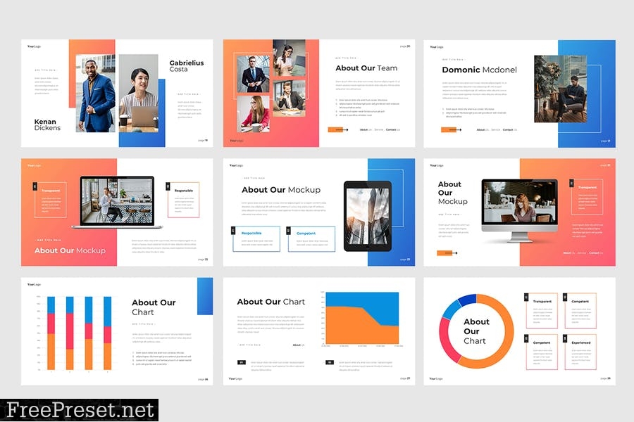 Logica - IT Consultant Presentation Template ATJFNAC