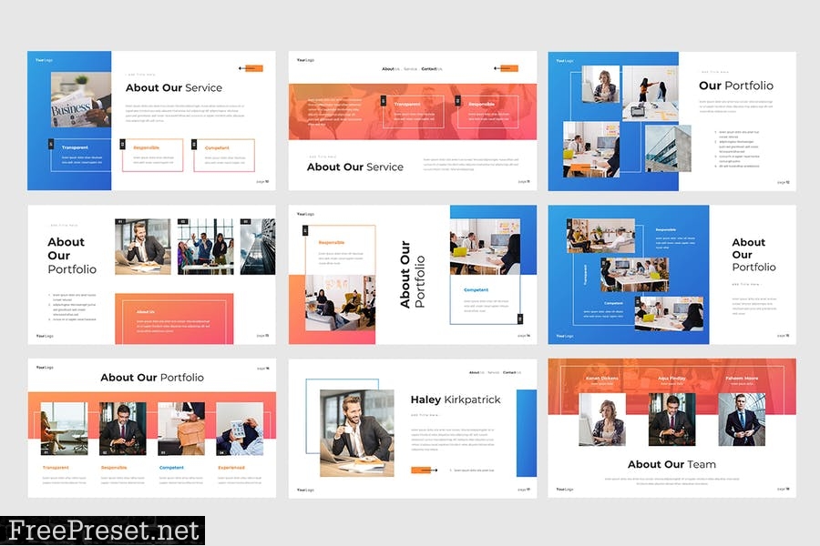 Logica - IT Consultant Presentation Template ATJFNAC