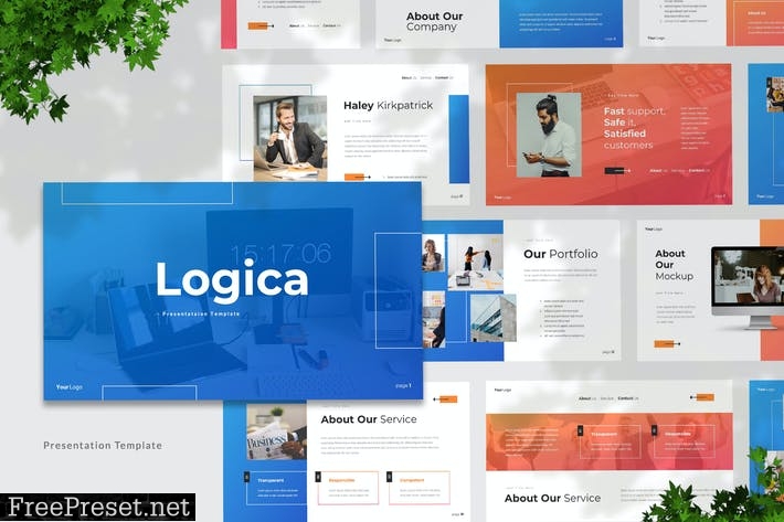 Logica - IT Consultant Presentation Template ATJFNAC