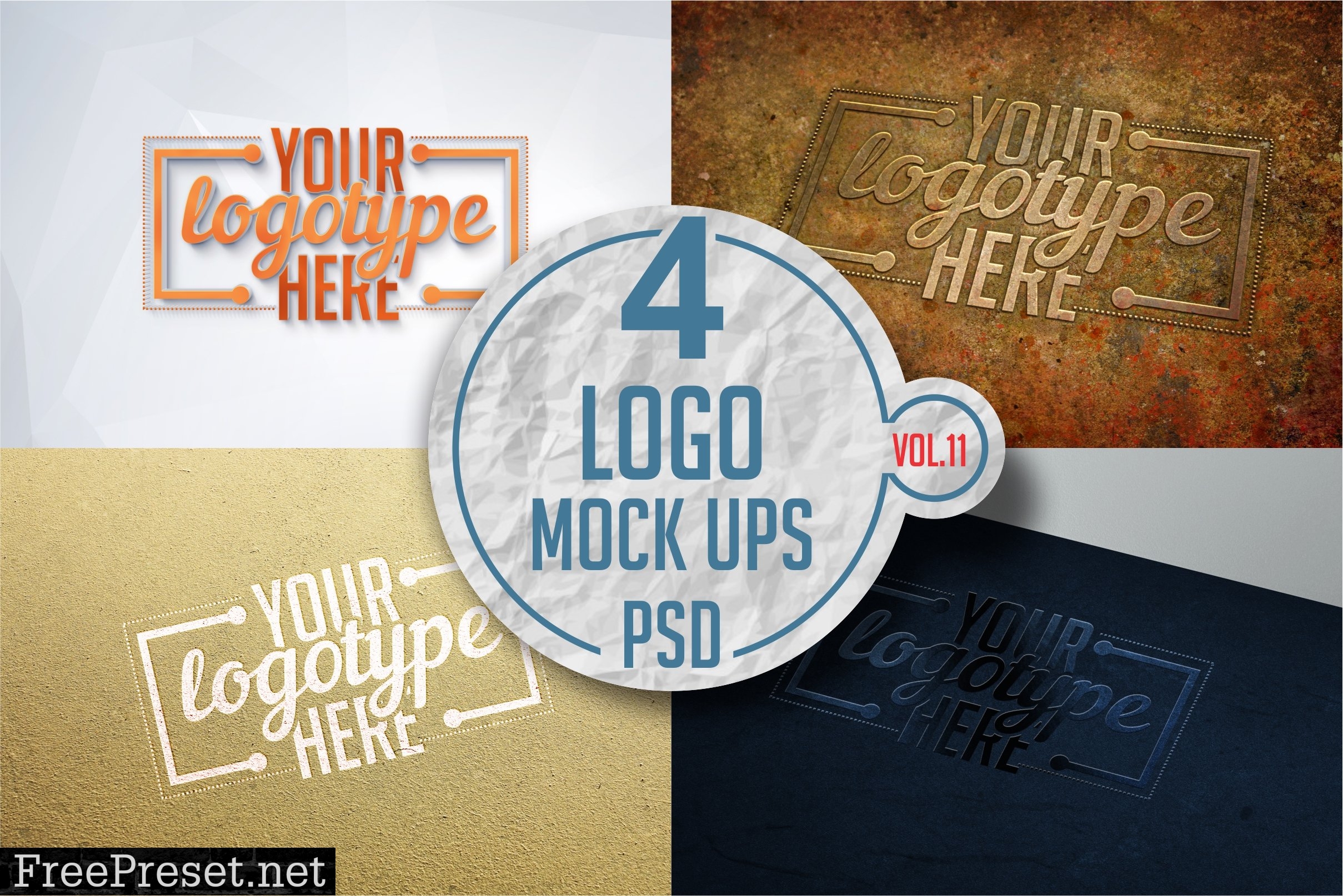 Logo Mock-up Pack Vol.11 3332196