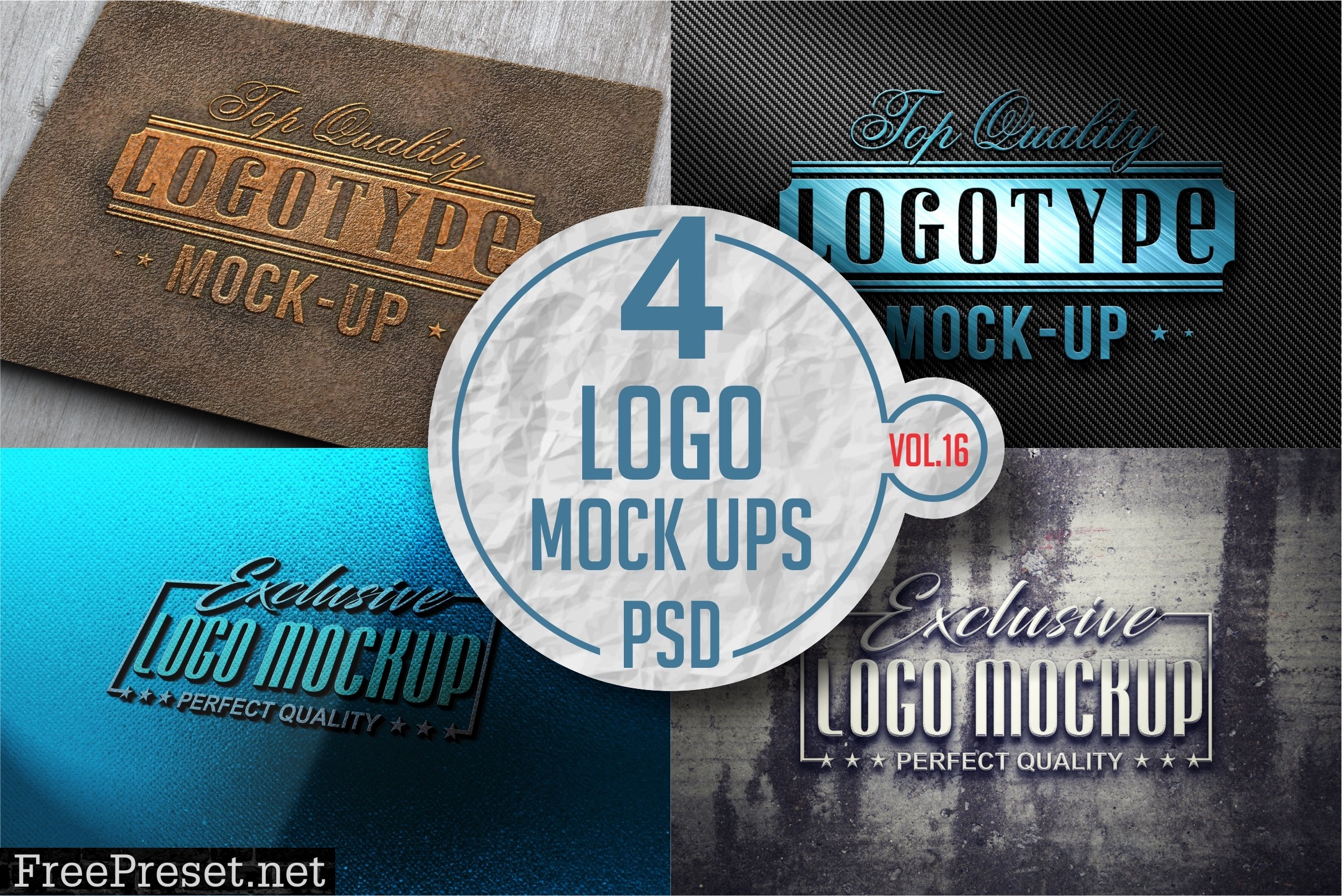 Logo Mock-up Pack Vol.16 3340383